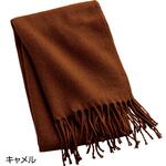 821954 キレイ色フリンジマフラー ケアファッション