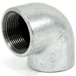 - エルボ 可鍛鋳鉄製管継手 白 モノタロウ 62927104