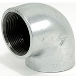 - エルボ 可鍛鋳鉄製管継手 白 モノタロウ 62927113