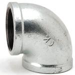 - エルボ 可鍛鋳鉄製管継手 白 モノタロウ 62927138