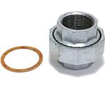 - ユニオン 可鍛鋳鉄製管継手 白 モノタロウ 62927804