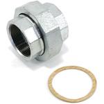 - ユニオン 可鍛鋳鉄製管継手 白 モノタロウ 62927822