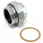 - ユニオン 可鍛鋳鉄製管継手 白 モノタロウ 62927838