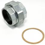 - ユニオン 可鍛鋳鉄製管継手 白 モノタロウ 62927847