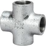 - クロス 可鍛鋳鉄製管継手 白 モノタロウ 62927874