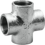 - クロス 可鍛鋳鉄製管継手 白 モノタロウ 62927892