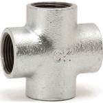 - クロス 可鍛鋳鉄製管継手 白 モノタロウ 62927908