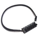 FC-PWM-04(1-TO-4 PWM FAN HUB) 4ピンPWMファン用5分岐ハブ 1-TO-4 PWM FAN HUB ブラック FC-PWM-04 GELID(ジェリド)