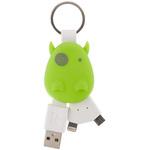 Lumen Lightning/MicroUSB充電ケーブル [キーチェーン型] ルーメン