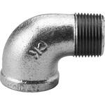 - ストリートエルボ 可鍛鋳鉄製管継手 白 モノタロウ 62975185