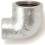 - 径違いエルボ 可鍛鋳鉄製管継手 白 モノタロウ 62975264