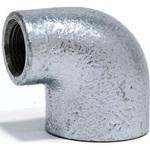 - 径違いエルボ 可鍛鋳鉄製管継手 白 モノタロウ 62975282