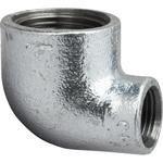 - 径違いエルボ 可鍛鋳鉄製管継手 白 モノタロウ 62975316