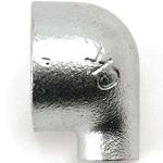 - 径違いエルボ 可鍛鋳鉄製管継手 白 モノタロウ 62975368