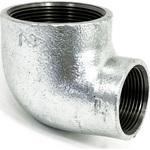 - 径違いエルボ 可鍛鋳鉄製管継手 白 モノタロウ 62975438