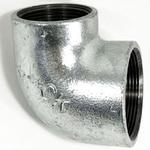 - 径違いエルボ 可鍛鋳鉄製管継手 白 モノタロウ 62975447