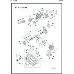 ゼノア エンジンチェーンソー G2100T 部品 エンジン ゼノア