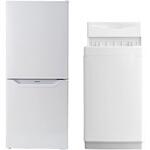 家電セット 寮 オフィス 事務所 新生活家電 2点セット (6kg洗濯機 106L冷蔵庫) YAMAZEN(山善)