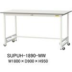 軽量作業台/耐荷重150kg_ワンタッチ移動H950_ワークテーブル150シリーズ 山金工業