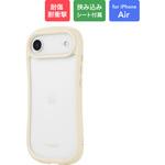 iPhone Air 耐傷・耐衝撃ハイブリッドケース 「ViAMO freely」TPU 持ちやすい ボタン保護 ストラップホール付 背面クリア仕様 挟み込みシート付 LEPLUS NEXT