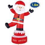 167346 クリスマスデコレーション ムービングエアブロー ハッピーサンタ TE5-4121 アルファ(販促)