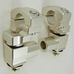 RO02-1-2004 ROX Anti-Vibration Elite Pivoting ハンドルバーライザー 2" Rise x 1 1/8" ハンドルバー Clamp x 1 1/8" ハンドルバー Altrider (アルトライダー)