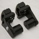 RO02-2-2003 ROX 2" Pivoting Bar ライザー 1-1/8" ハンドルバー - ブラック Altrider (アルトライダー)