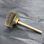 HBSS-030 ステンレス 軸付ミニベベルブラシ特厚 高島産業