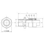 KPJ-M-AP おすアダプター コマプッシュジョイント リケン