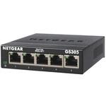 NETGEAR GS305-300JPS アンマネージスイッチングハブ 5ポート 卓上型コンパクト ギガビット 静音ファンレス 省電力設計 NETGEAR