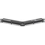 DPA24688TGY カテゴリ6用 アングル型 24ポートパッチパネル PANDUIT(パンドウイット)