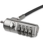 ノートパソコン盗難防止セキュリティワイヤーロック 2m  4桁ダイヤル式ロック StarTech.com