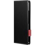 PQ-23SX2BLP2BK Xperia 10 V 薄型・軽量PUレザー手帳ケース 「Twoal W」 マグネット仕様 スタンド機能 PriQ