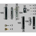 内外錠サイド錠セットシリンダー付 新日軽(LIXIL)