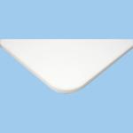 【素材サイズオーダーサービス】アクリル板 白 (角落し加工可) 旭化成