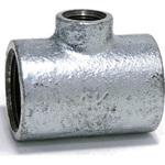 - 径違いチーズ 可鍛鋳鉄製管継手 白 モノタロウ 63370974