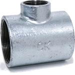 - 径違いチーズ 可鍛鋳鉄製管継手 白 モノタロウ 63371096