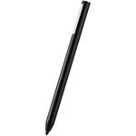 P-TPACST02BK アクティブスタイラスペン タッチペン 極細 1.5mm 充電式 ブラック オートスリープ機能 クリップ付 エレコム