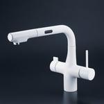 ビルトイン浄水器用シングルシャワー付混合栓(センサー) 電源 KM6131SCEC KVK