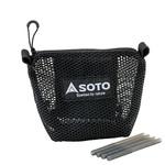 ST-3301 SOTO FUSION メッシュ ポーチ 新富士バーナー