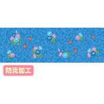 DG9-0120B ラウンドシート お中元イメージ(金魚と朝顔)(防炎加工) アルファ(販促)