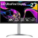 27UQ850V-W 27インチ ワイド 液晶ディスプレイ(3840x2160/IPS/アンチグレア/HDMIx2/DP/TypeC(PD90W)/スピーカー/チルト/高さ調整/ピボット/3年保証) LG