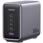 UGR-OT-000007 UGREEN Nexode PD 卓上急速充電器 300W GaN 4C1A 5ポート Gray 15853B UGREEN