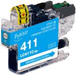 PLE-BR411C LC411C対応互換インクカートリッジ シアン プレジール