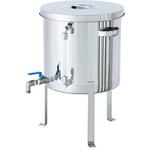 レベル計・バルブ付汎用容器 脚付 STV-LV-FLシリーズ MONOVATE(日東金属工業)