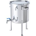 レベル計・バルブ付密閉容器 脚付 CTHV-LV-FLシリーズ MONOVATE(日東金属工業)