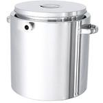 ST-J-33 平底型ステンレスジャケット容器 ストック蓋付 ST-Jシリーズ MONOVATE(日東金属工業)