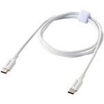USB TypeCケーブル (タイプC to C) PD 60W 断線しにくい シリコン素材 やわらかい エレコム