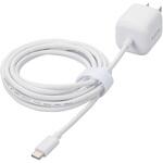MPA-ACCP7520WH Type-C充電器 PD 20W TypeCケーブル一体 【iPhone iPad Android スマホ タブレット その他機器対応】 エレコム
