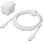 Type-C充電器 PD PPS 30W 1ポート TypeCケーブル付属 【MacBook Air iPhone iPad Android その他機器対応】 エレコム
